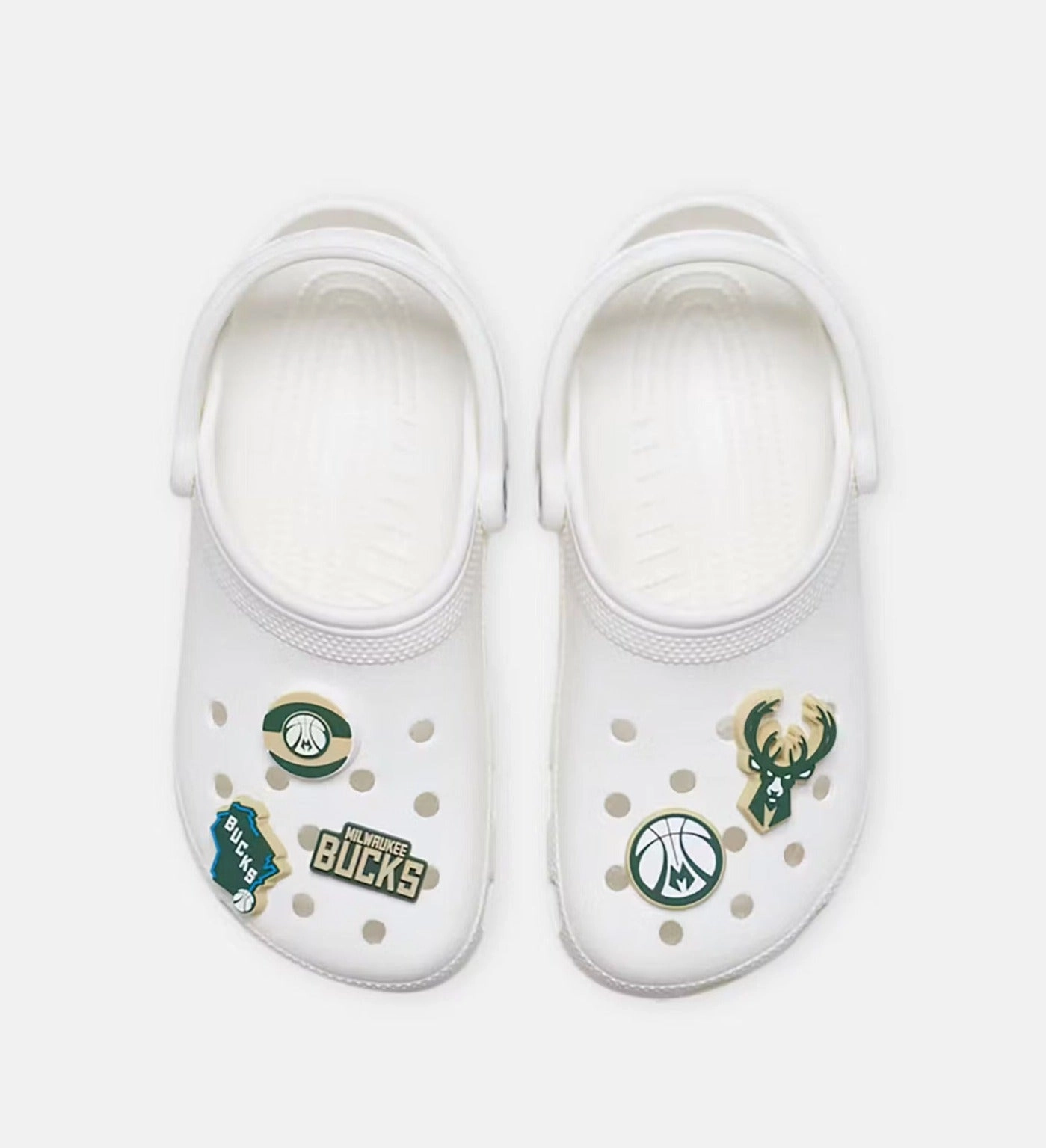 Jibbitz NBA Milwaukee Bucks 5-Pack Slip-On Shoes