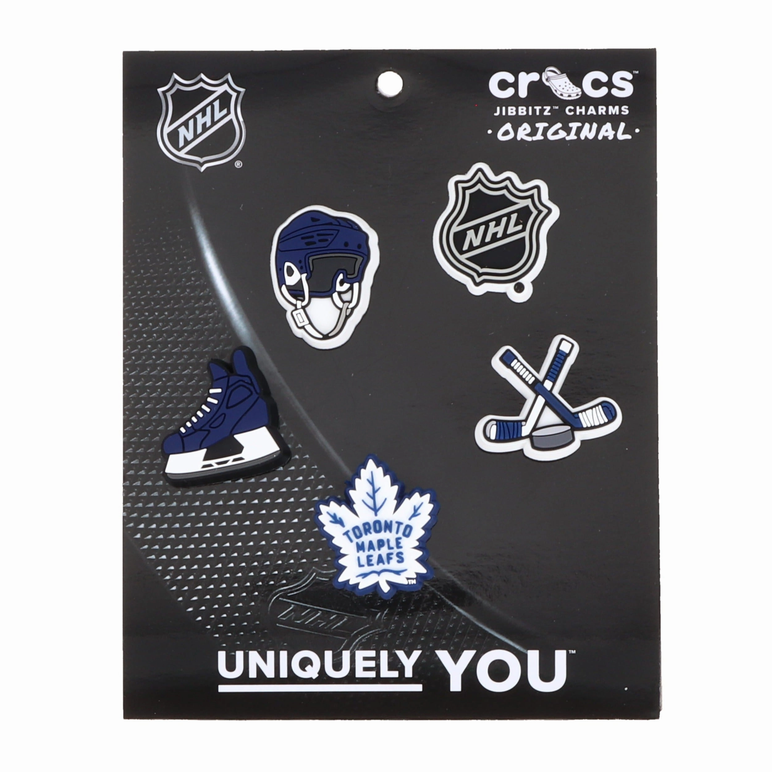 Jibbitz NHL Toronto Maple Leafs 5-Pack Crocs slip-on shoes for casual use