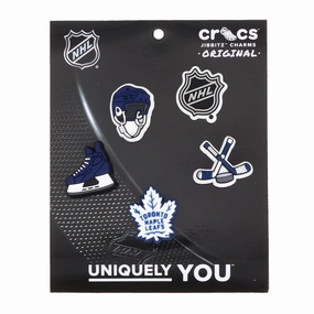 Jibbitz NHL Toronto Maple Leafs 5-Pack Crocs slip-on shoes for casual use