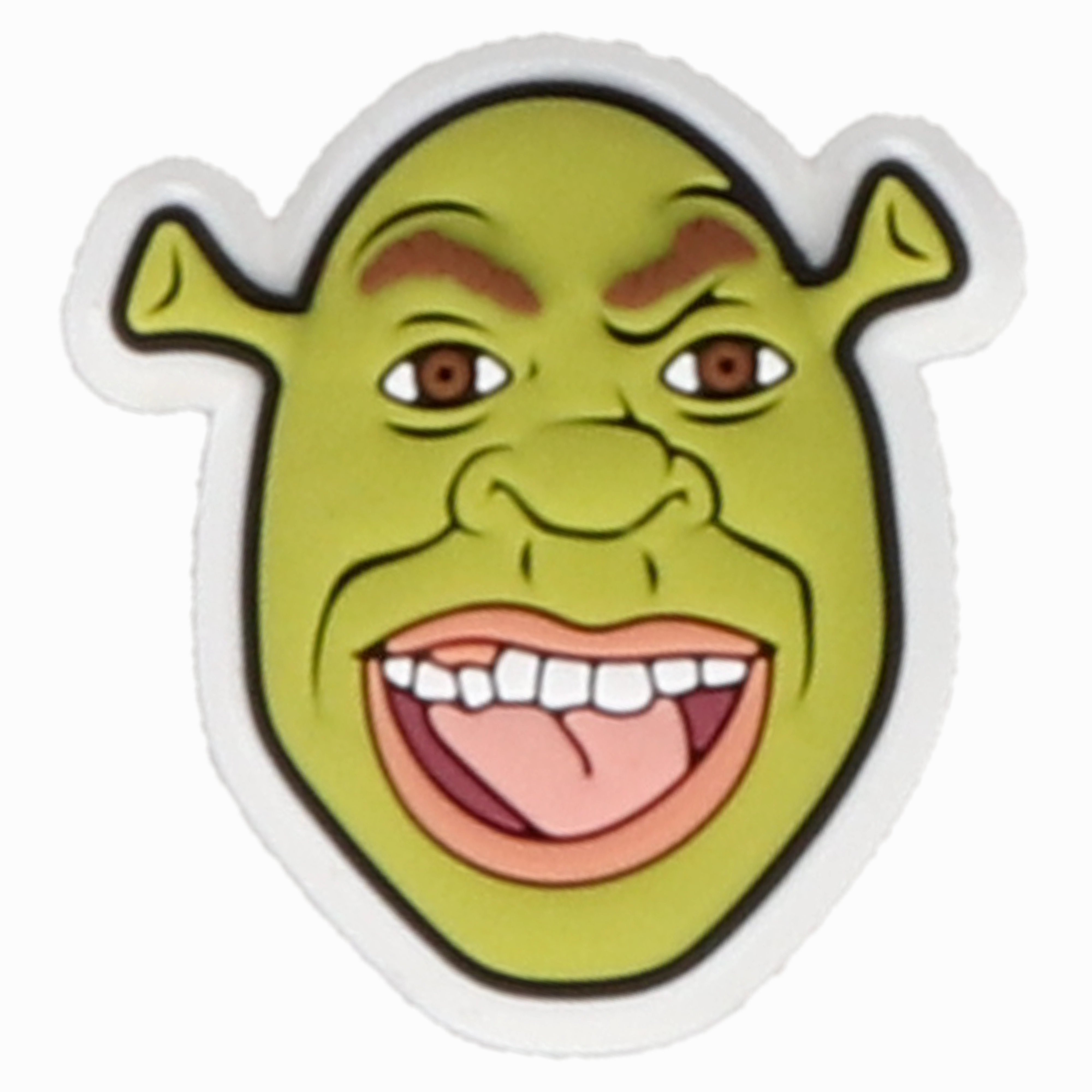 Jibbitz Shrek Crocs slip-on shoes for casual use