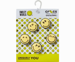 Jibbitz Smiley World 5-Pack Crocs slip-on shoes for casual use