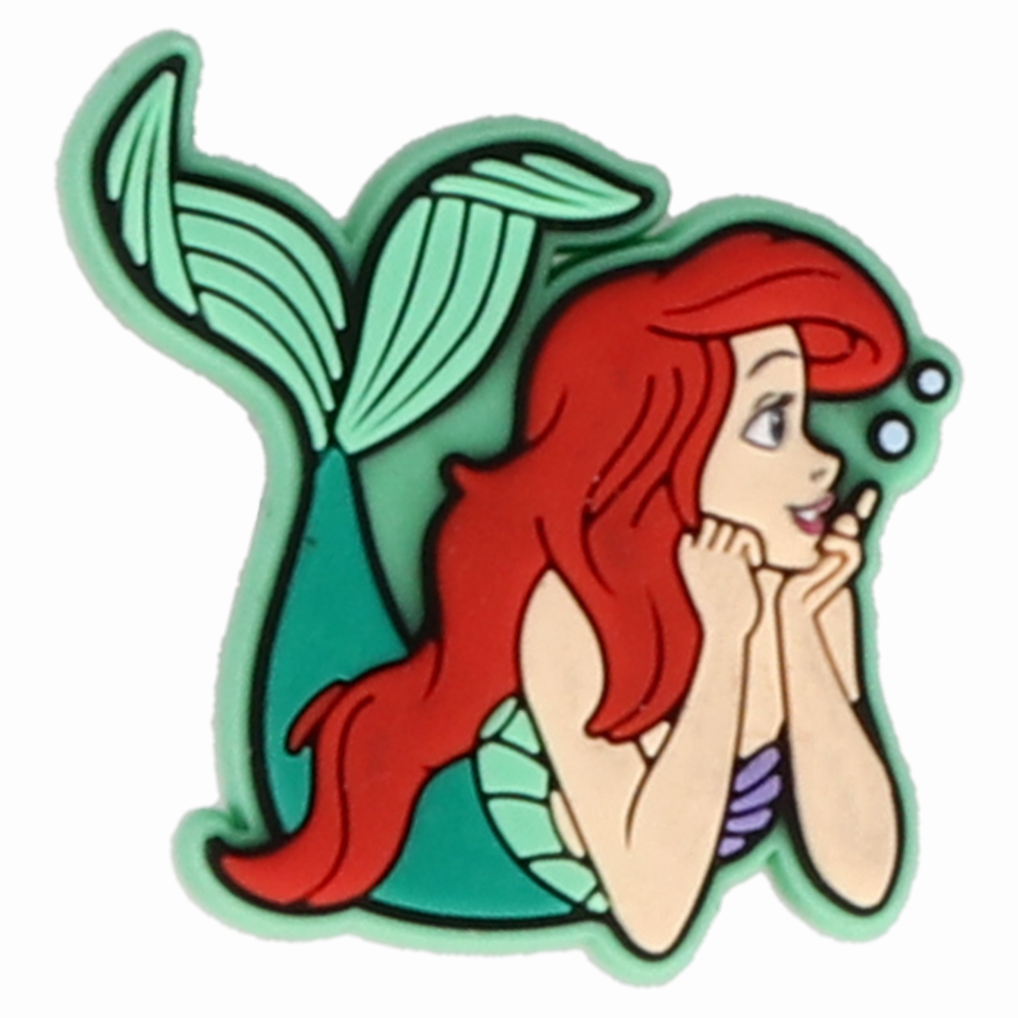 Jibbitz The Little Mermaid Ariel Crocs slip-on shoes for casual use
