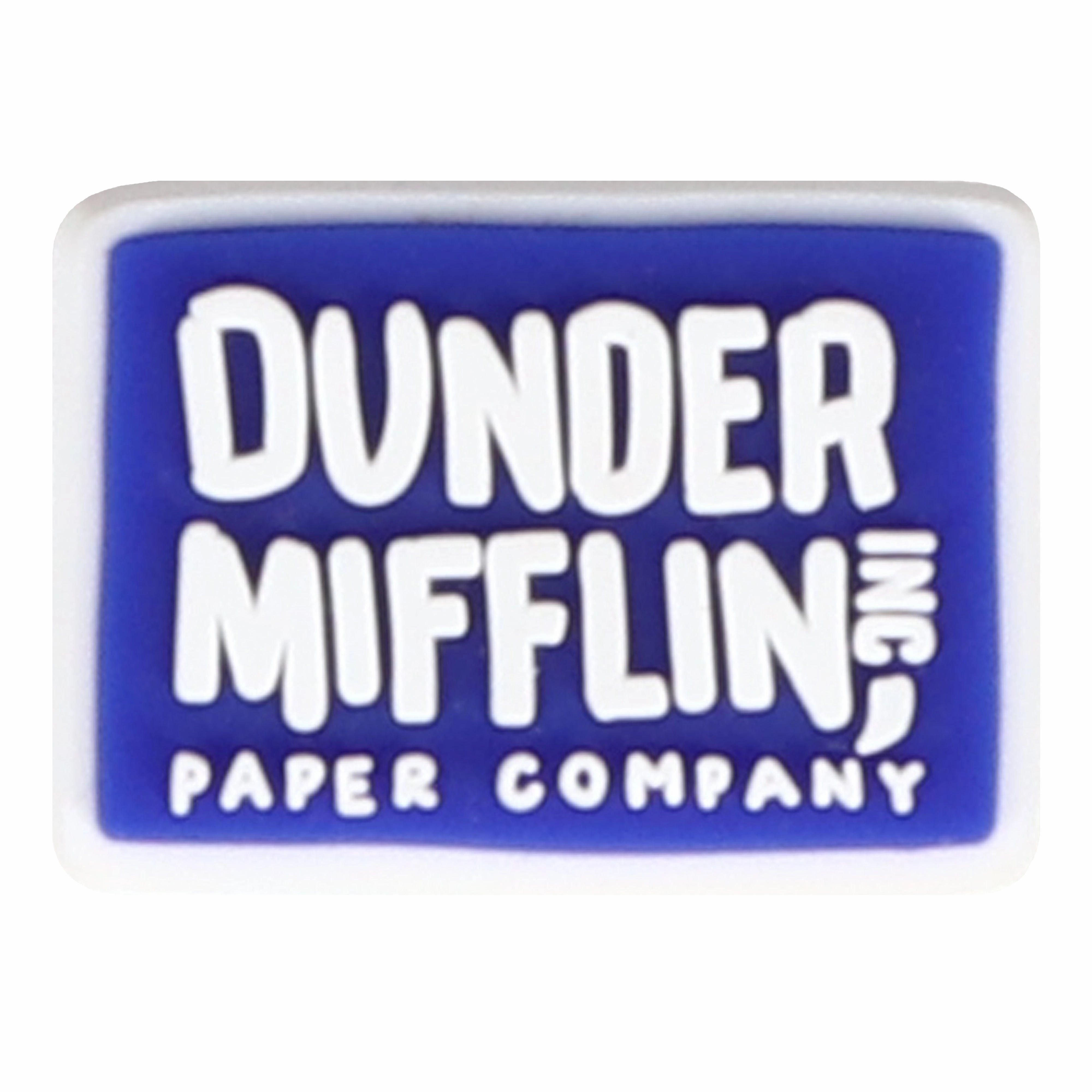 Jibbitz The Office Dunder Mifflin Logo Crocs slip-on shoes for casual use