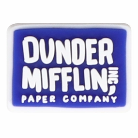 Jibbitz The Office Dunder Mifflin Logo Crocs slip-on shoes for casual use