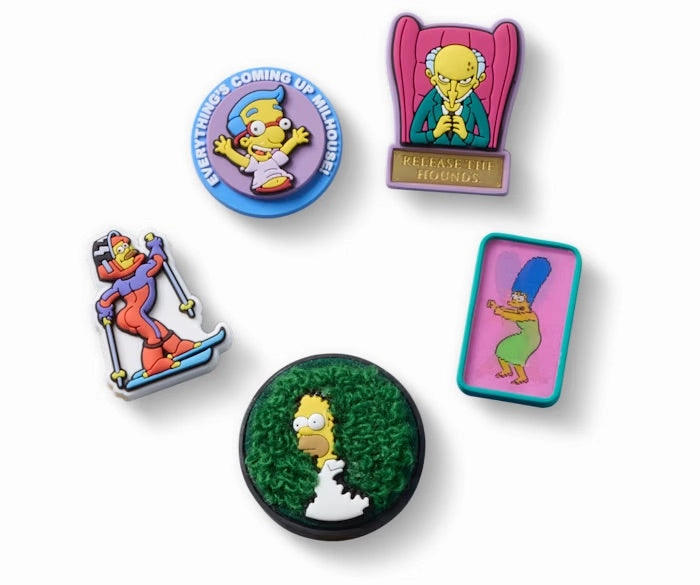 Jibbitz The Simpsons Meme 5-Pack Slip-On Shoes