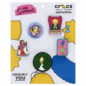 Jibbitz The Simpsons Meme 5-Pack Crocs slip-on shoes for casual use