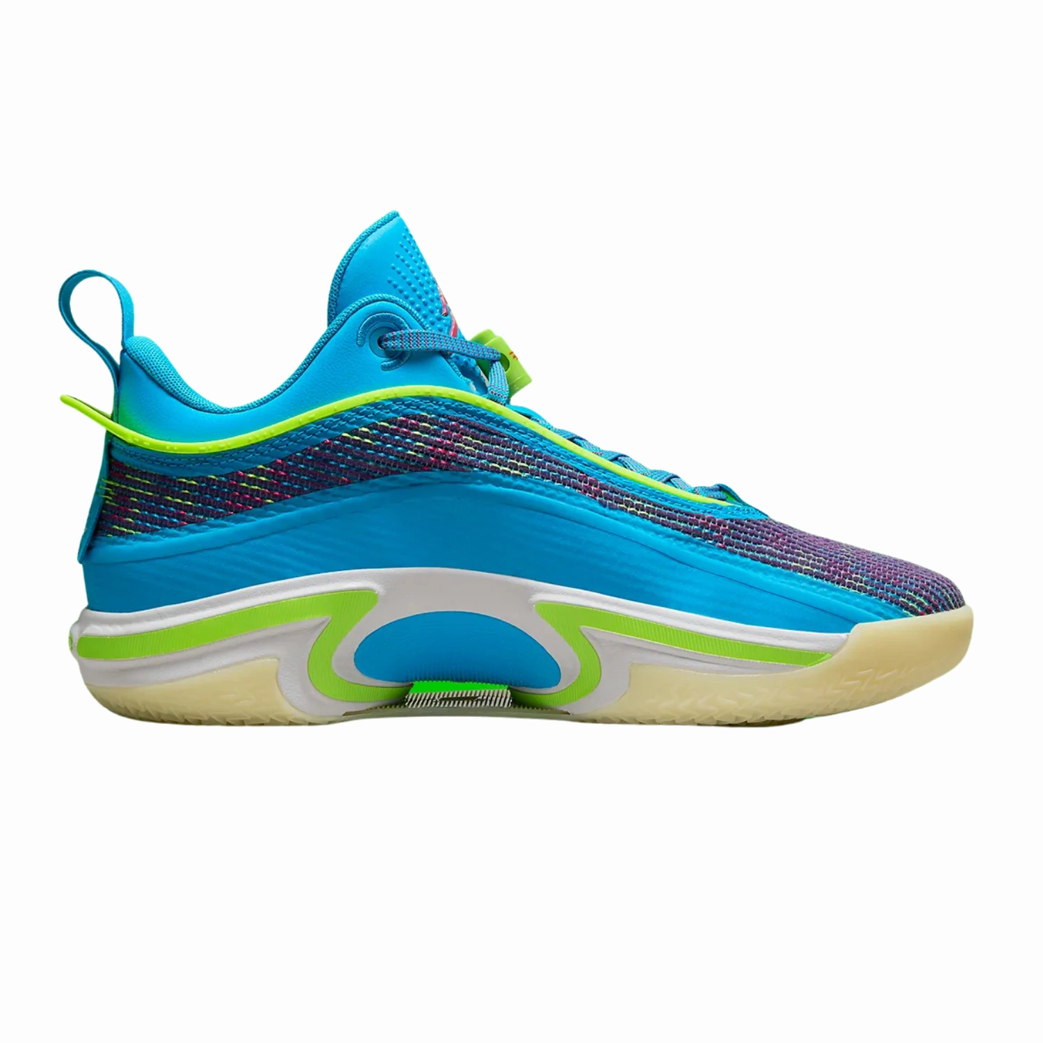 Jordan 36 Low Luka Doncic PE Laser Blue Electric Green Electro Purple Air Jordan basketball shoes with classic look