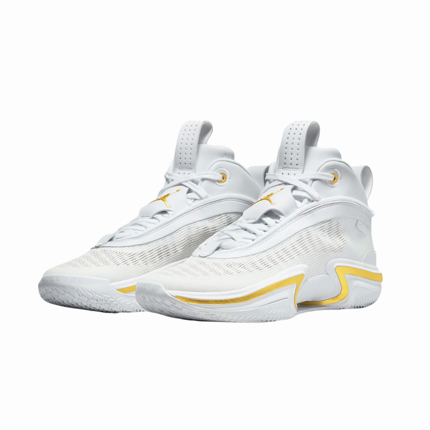 Jordan 36 SE Glory White Metallic Gold-Black Basketball Shoes
