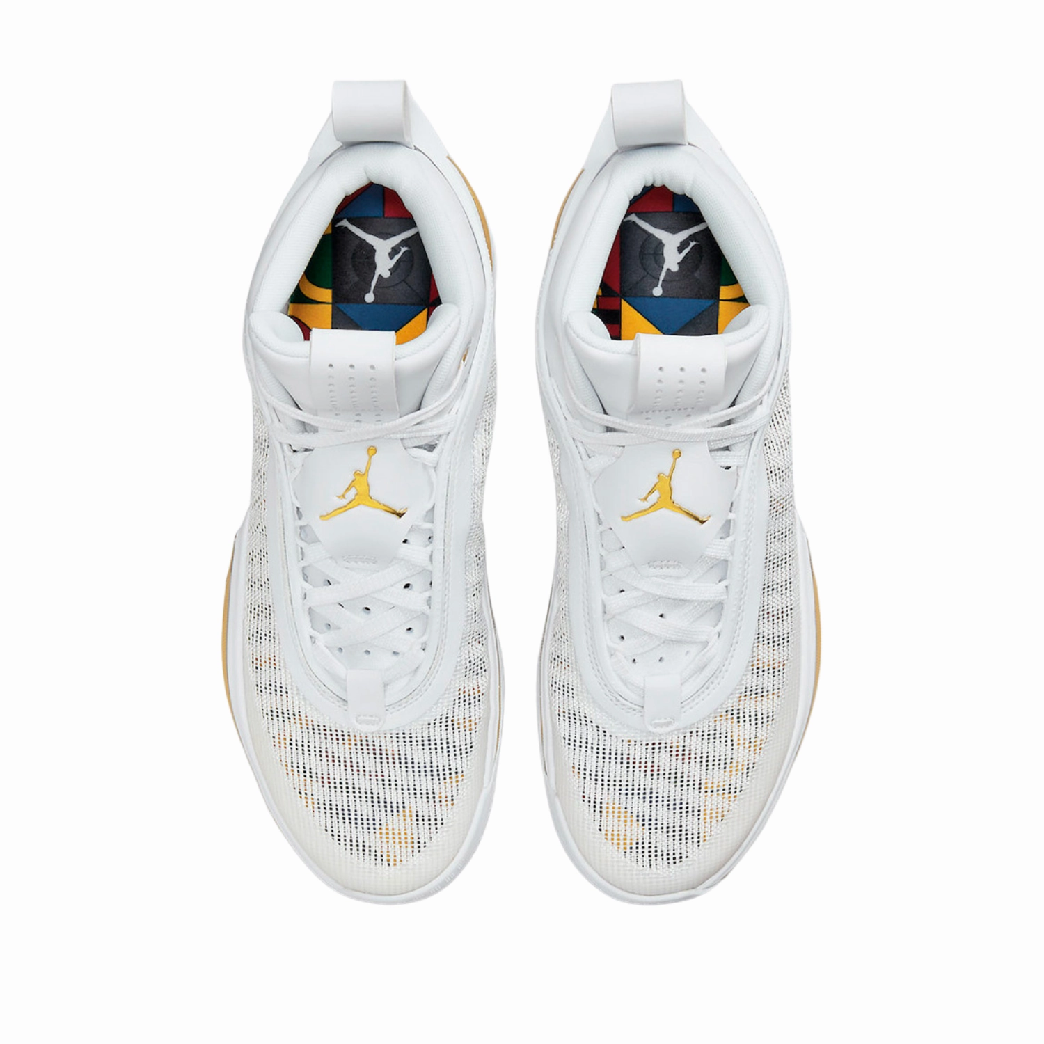 Jordan 36 SE Glory White Metallic Gold-Black Basketball Shoes