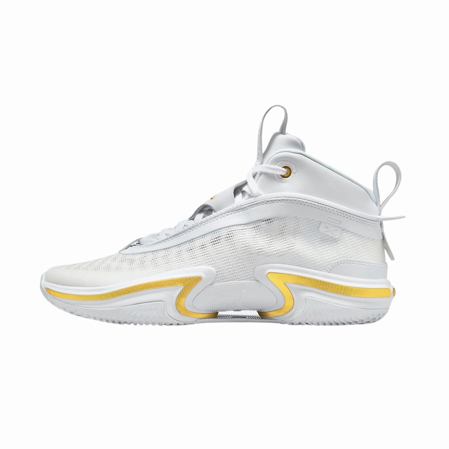 Jordan 36 SE Glory White Metallic Gold-Black Basketball Shoes
