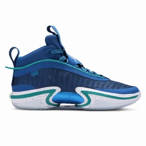 Jordan 36 SE Luka Doncic PE Blue Jay White-Mardi Gras Air Jordan basketball shoes with classic look