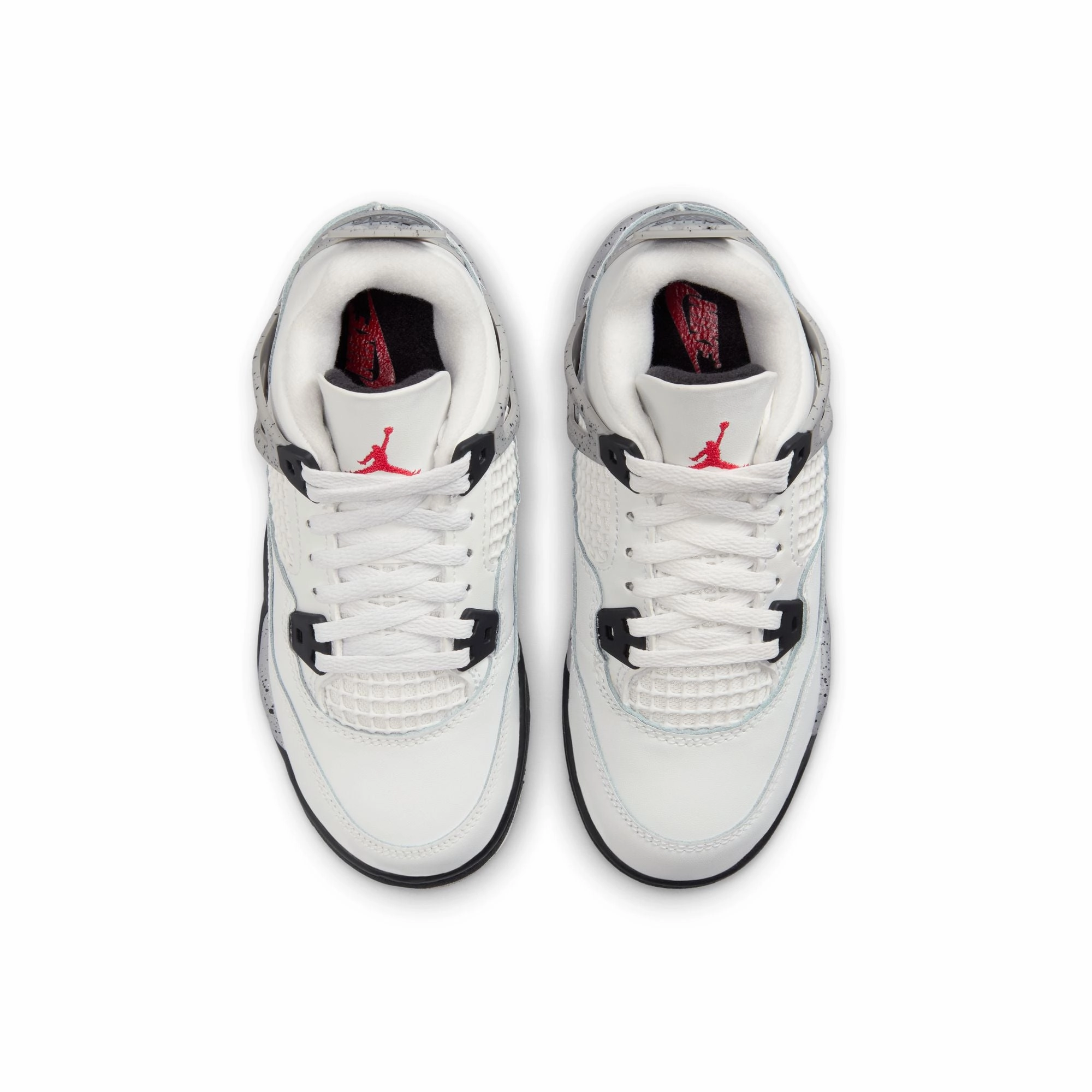 JORDAN 4 RETRO "White Cement" (PS) Air Jordan iconic basketball sneakers