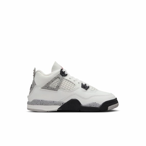 JORDAN 4 RETRO "White Cement" (PS) Air Jordan retro basketball sneakers for collectors