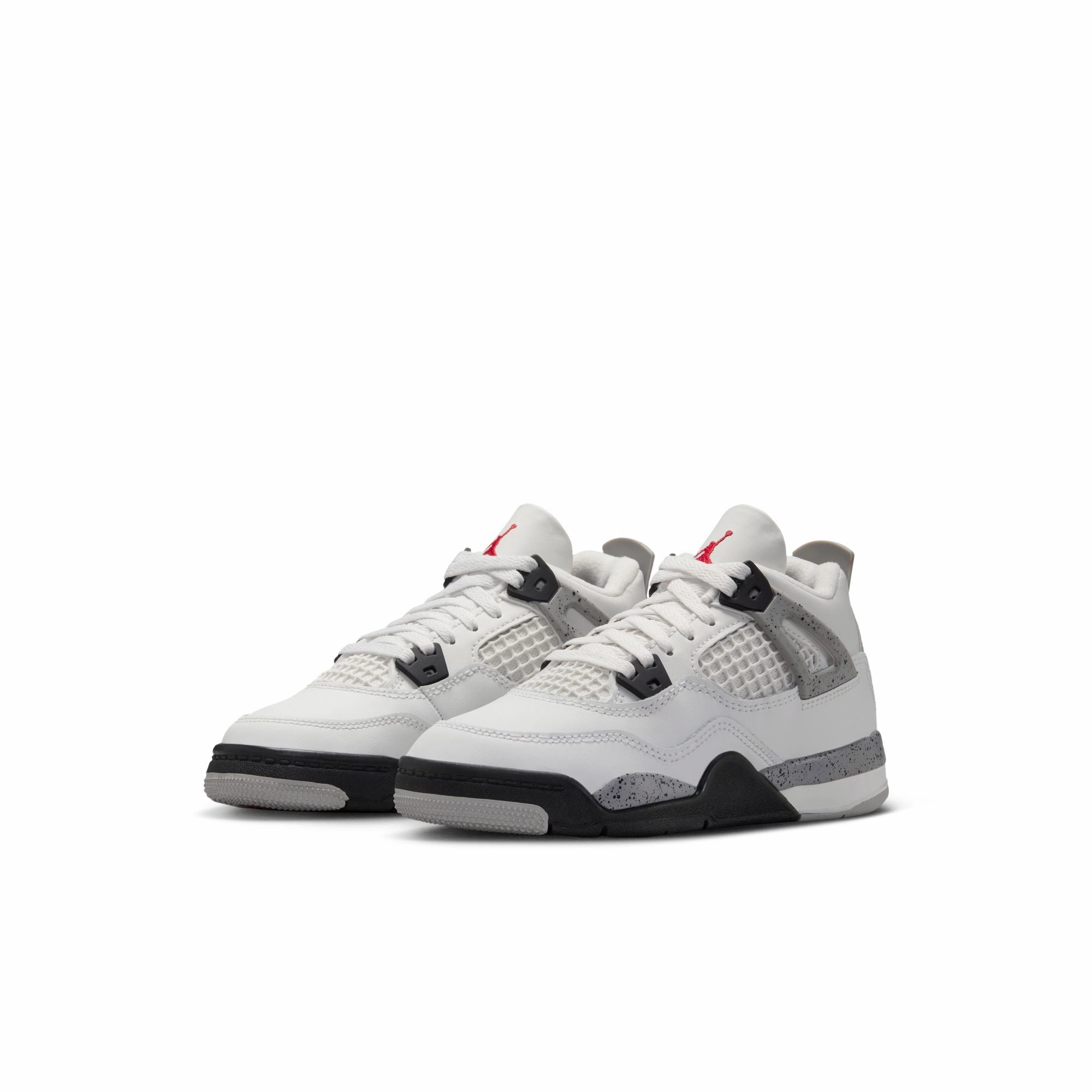 JORDAN 4 RETRO "White Cement" (PS) Air Jordan iconic basketball sneakers