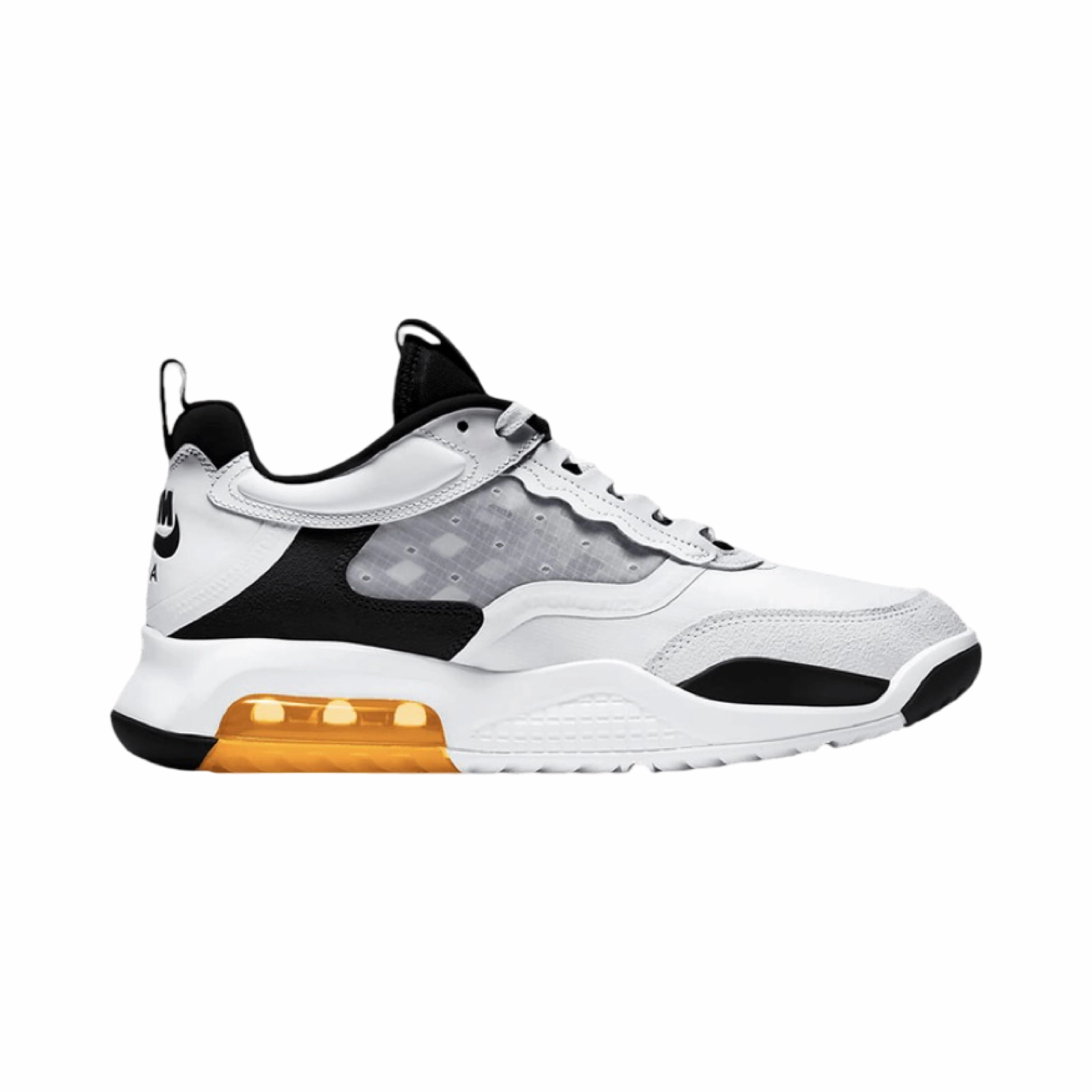 Jordan Max 200 White Laser Orange Basketball Shoes