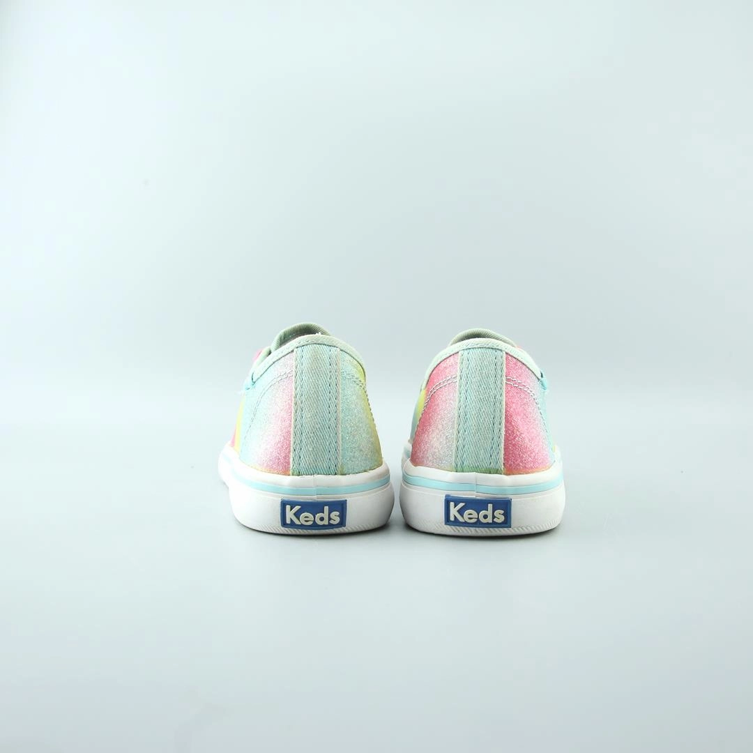 KEDS DOUBLE UP GLITTER RAINBOW Keds casual shoe designs