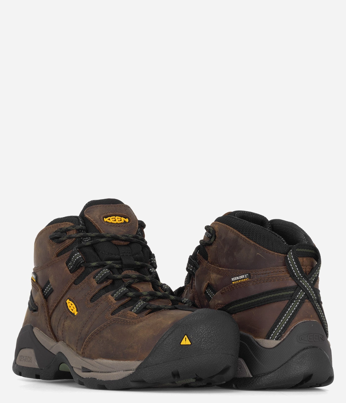 KEEN Utility Detroit XT Mid Waterproof Safety Toe Boot - Men Mens Work Utility Boots