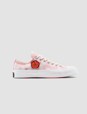 KENZO CHUCK 70 OX "PINK COSMOS/STRAWBERRY CREAM/WHITE" Retro-style canvas trainers