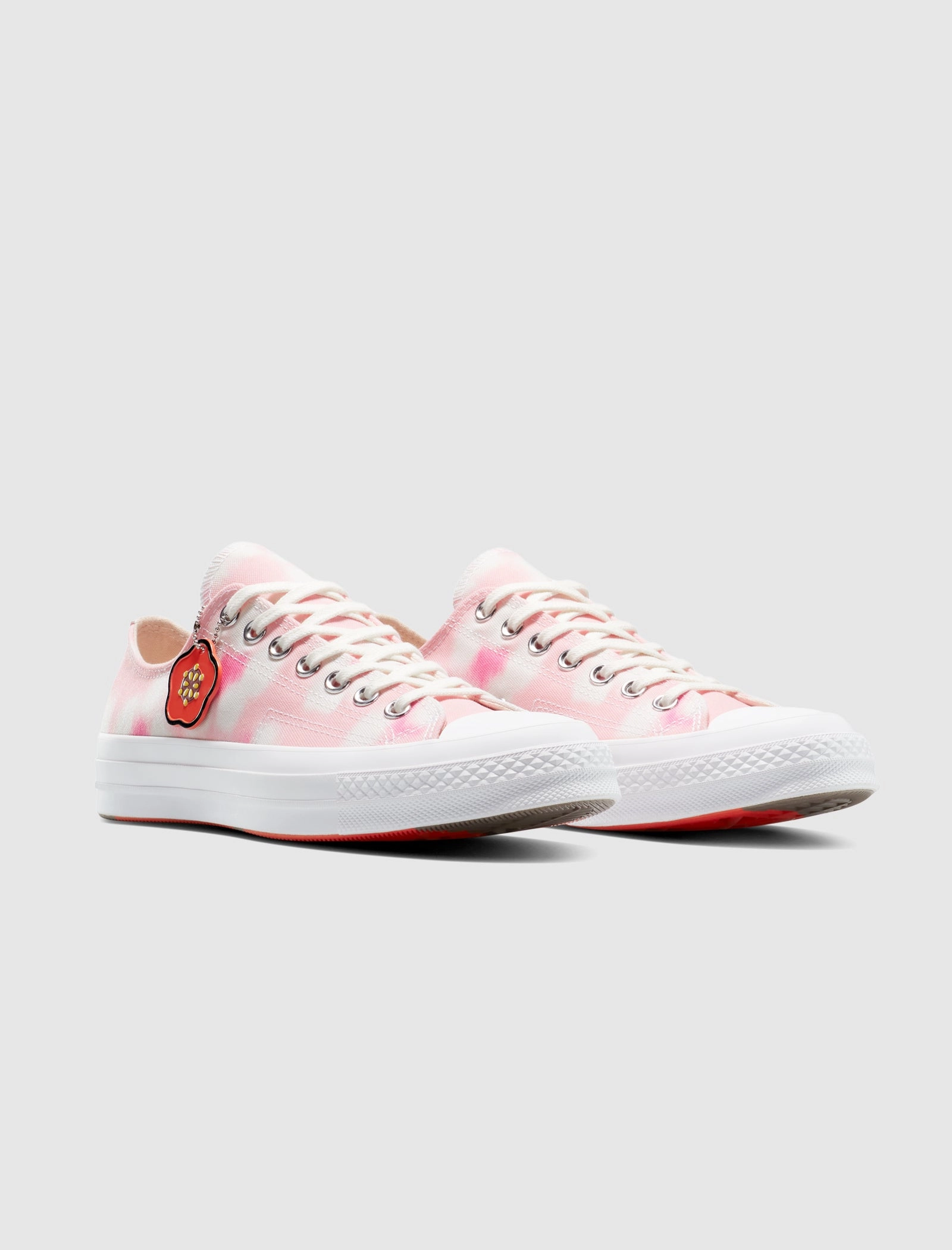 KENZO CHUCK 70 OX "PINK COSMOS/STRAWBERRY CREAM/WHITE" Retro canvas shoes