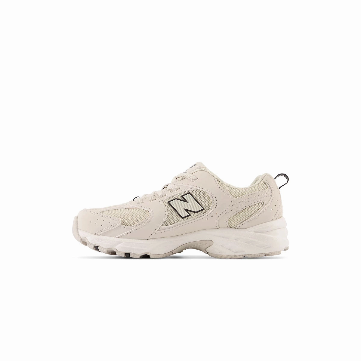Kids 530 Bungee 'Moonbeam Phantom' New Balance sneaker close-ups