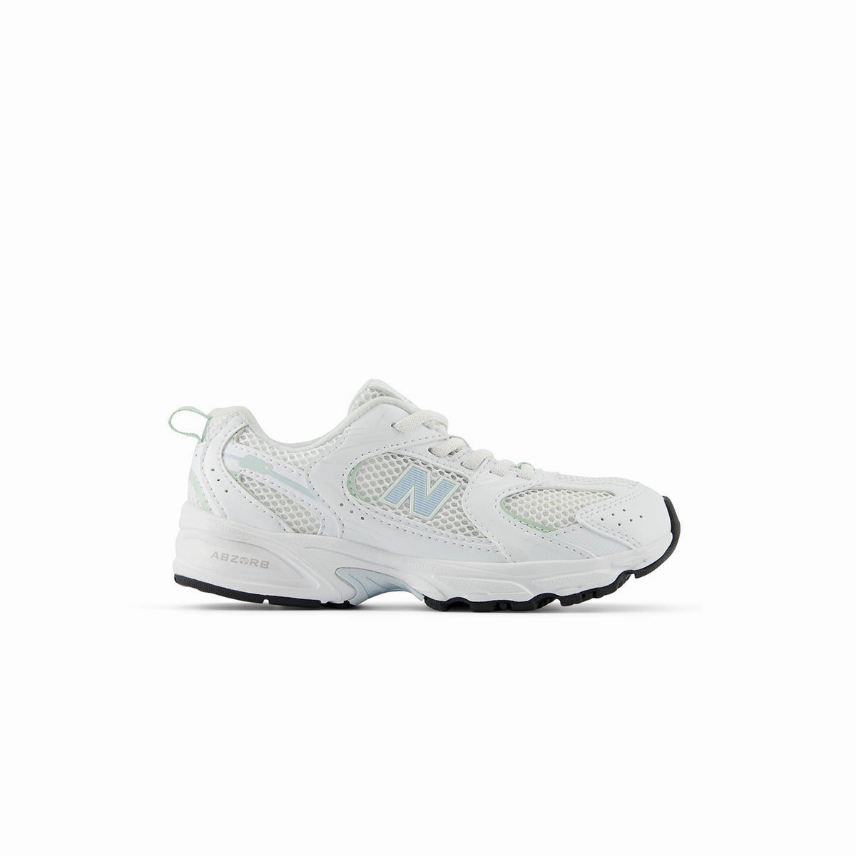 Kids 530 Bungee 'White Ice Blue' New Balance retro-inspired sneakers