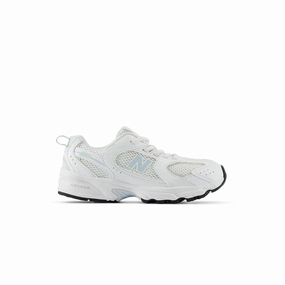 Kids 530 Bungee 'White Ice Blue' New Balance retro-inspired sneakers