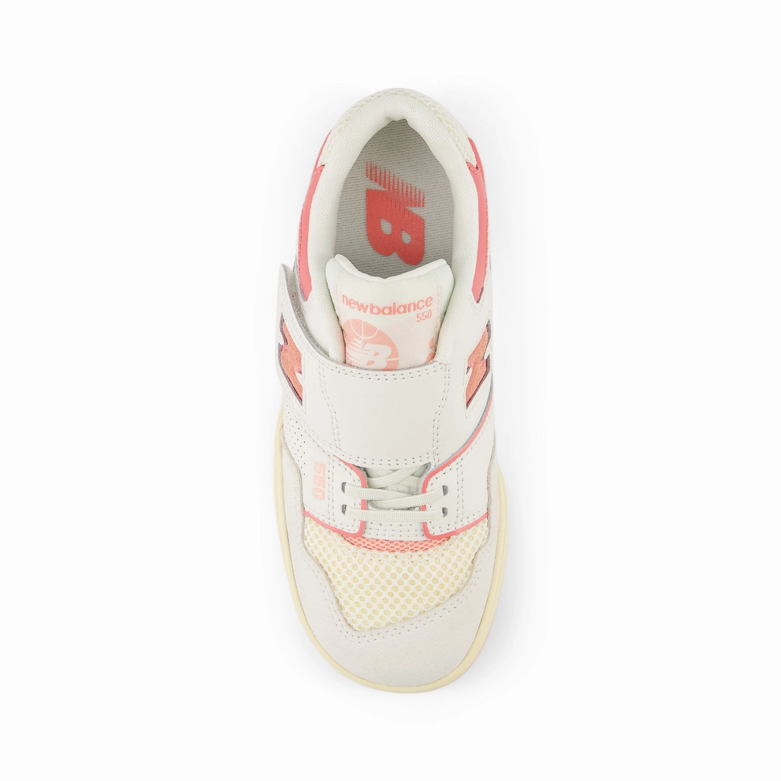 Kids 550 'Desert Pink' New Balance sneaker close-ups