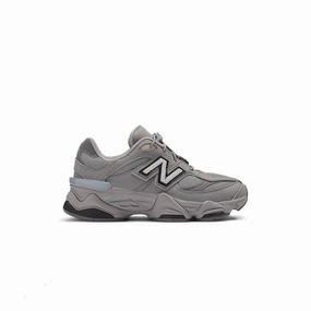 Kids 9060 'Shadow Grey Black' New Balance retro-inspired sneakers