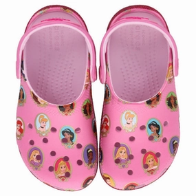 Kids' Disney Princess Classic Clog Crocs slip-on shoes for casual use