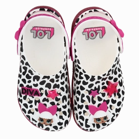 Kids' LOL Surprise Diva Clog Crocs slip-on shoes for casual use