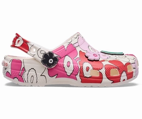 Kids' Marimekko Classic Clog Crocs slip-on shoes for casual use