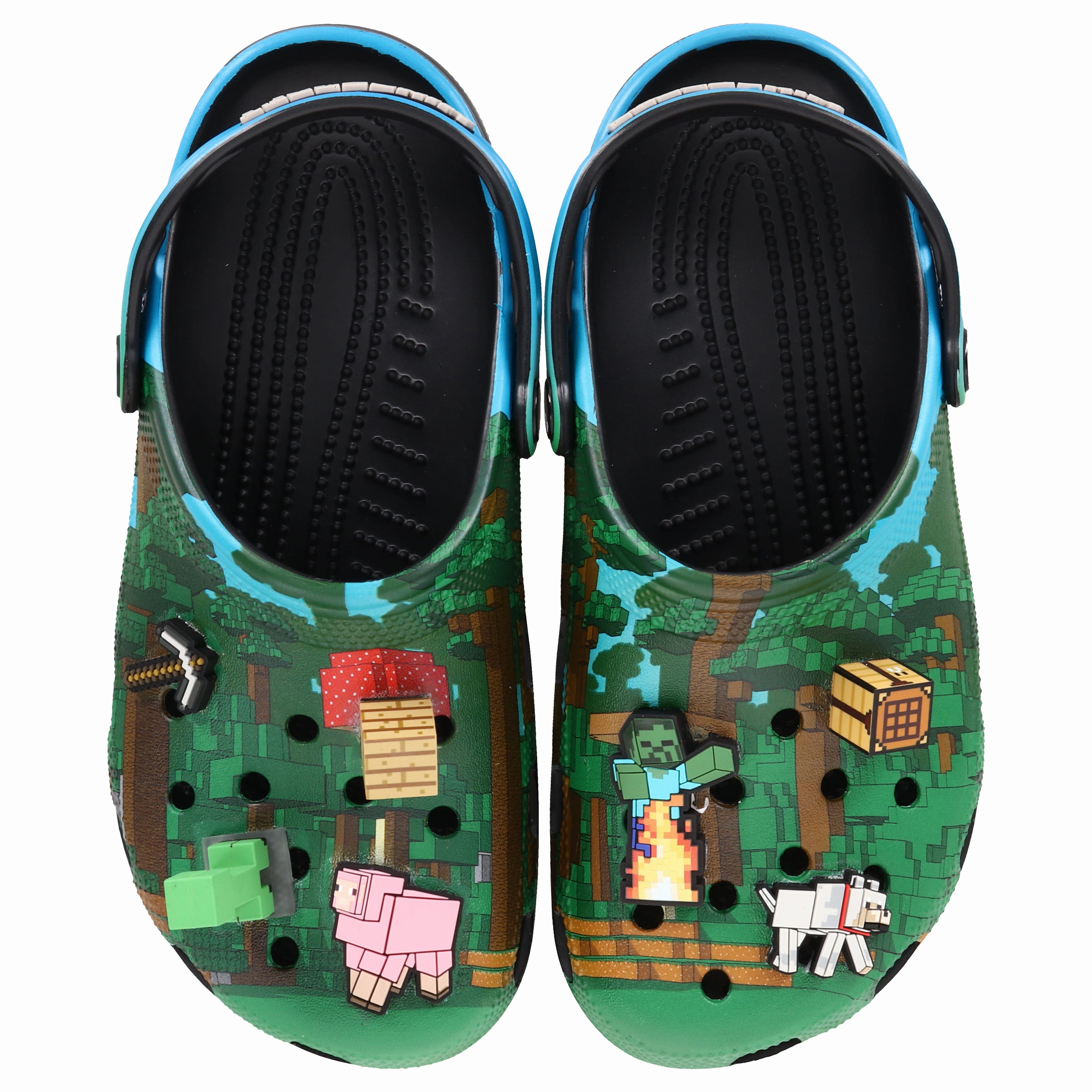 Kids' Minecraft Classic Clog Crocs slip-on shoes for casual use
