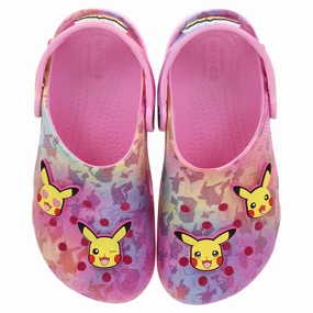 Kids' Pokmon Pikachu Classic Clog Crocs slip-on shoes for casual use