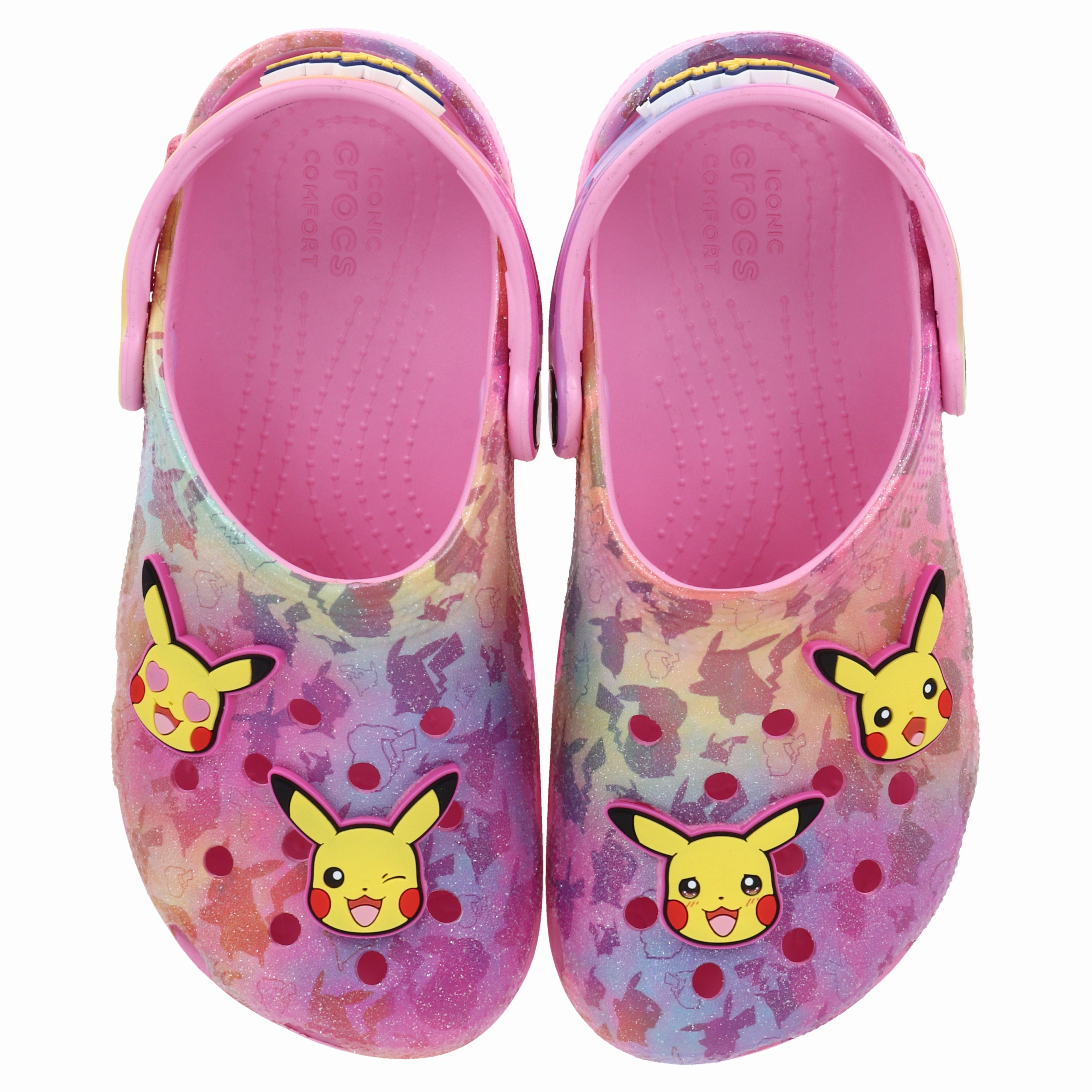 Kids' Pokmon Pikachu Classic Clog Crocs slip-on shoes for casual use