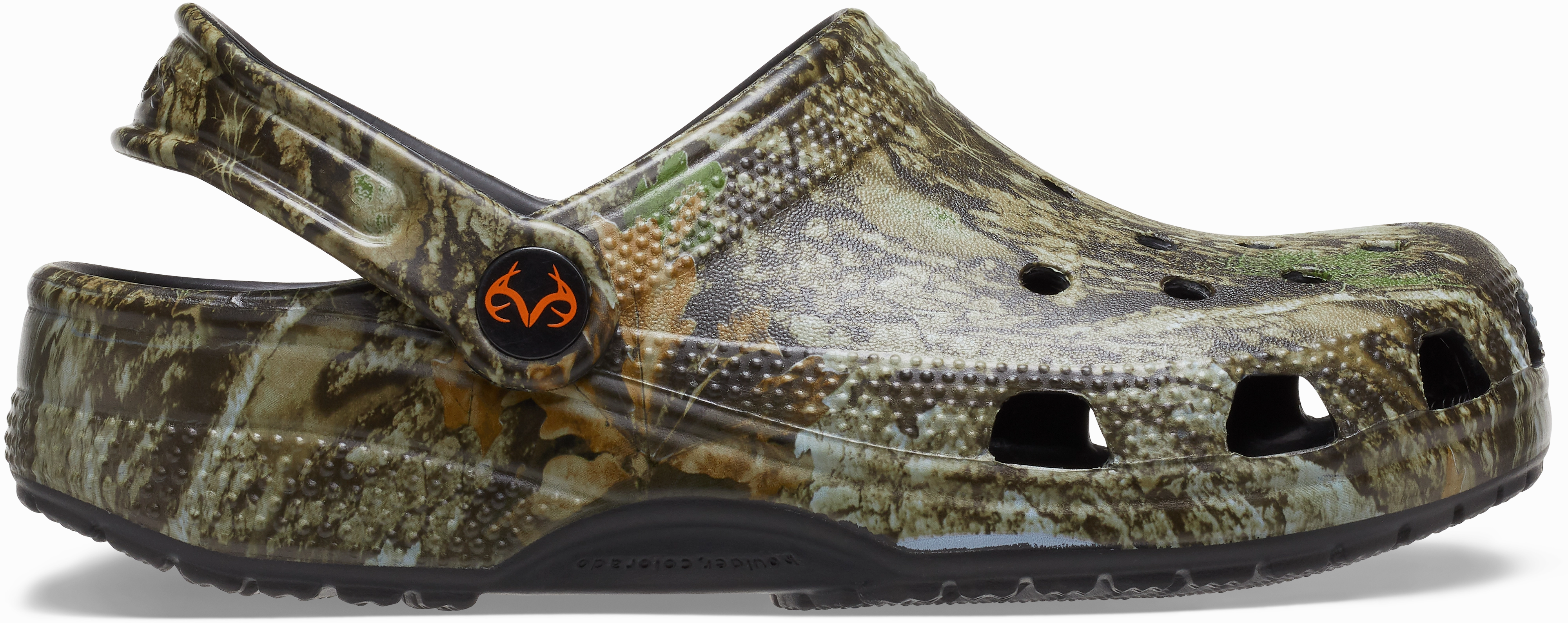 Kids' Realtree APX Classic Clog Crocs slip-on shoes for casual use