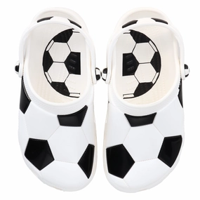 Kids' Soccer Ball Clog Crocs slip-on shoes for casual use