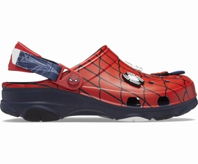 Kids' Spider-Man All Terrain Clog Crocs slip-on shoes for casual use