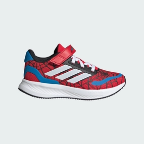 Kids' Spider-Man Runfalcon Adidas casual trainers with cushioned soles