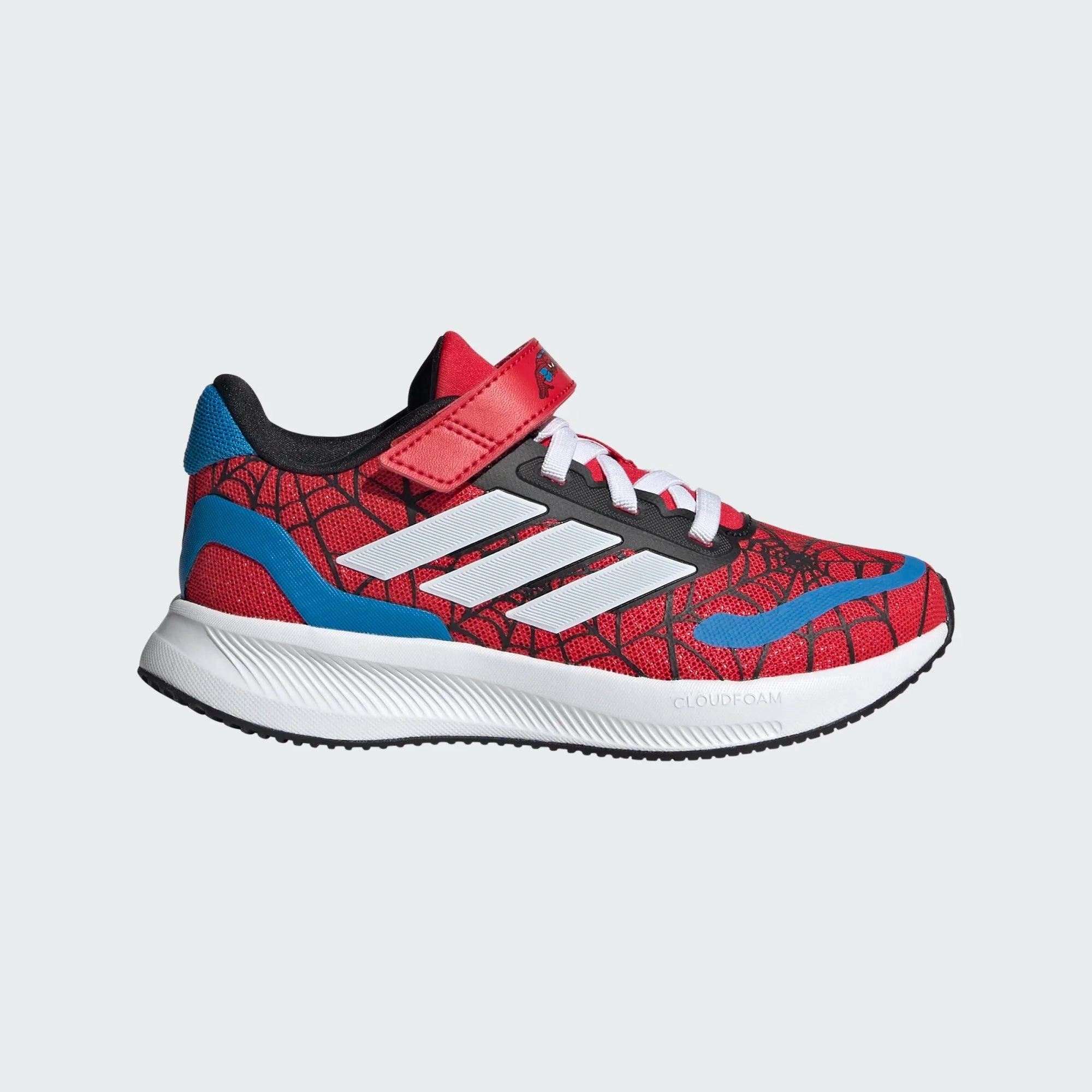Kids' Spider-Man Runfalcon Adidas casual trainers with cushioned soles