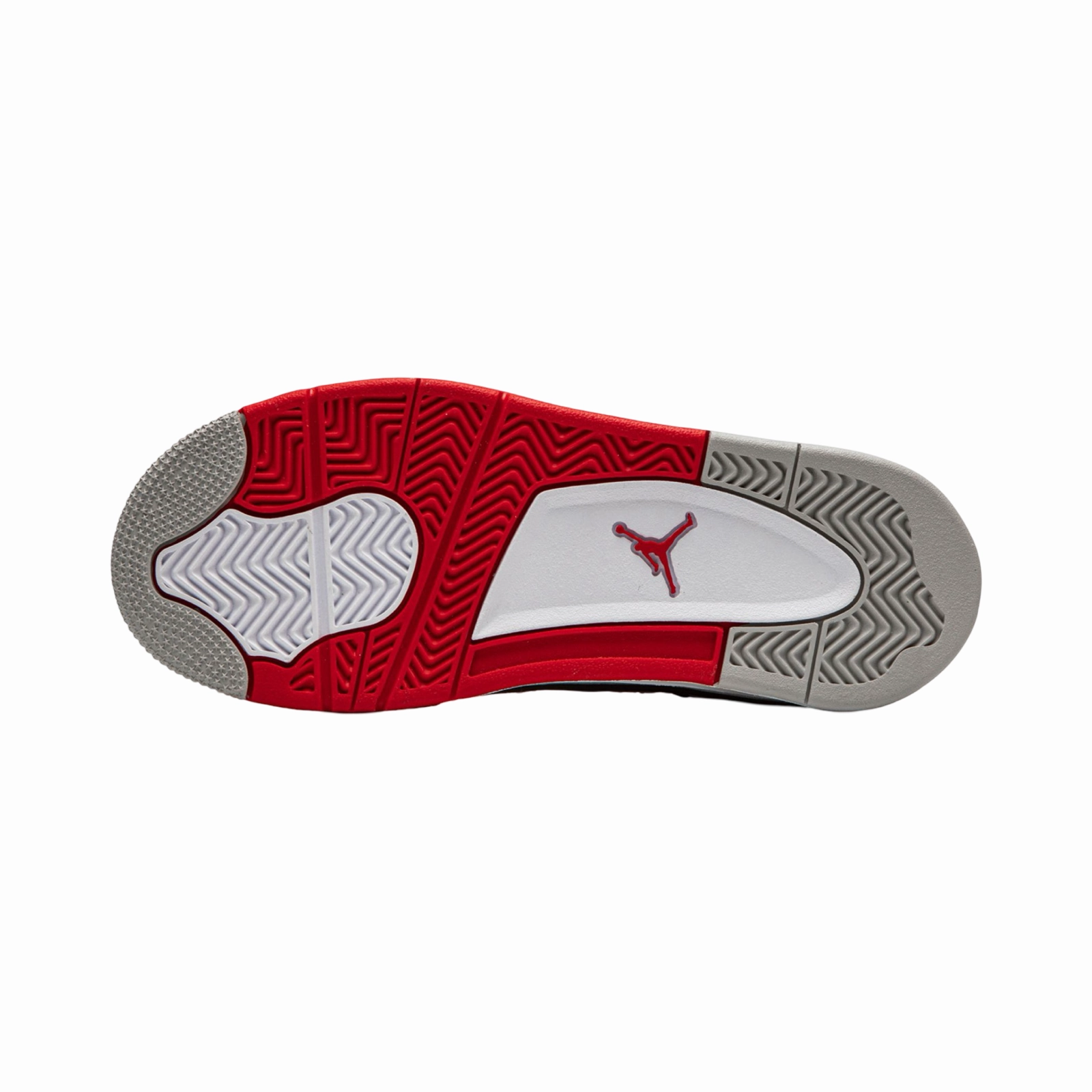 Kids Air Jordan 4 Retro Fire Red (2020) PS White Black Tech Grey Fire Red 11c Basketball Shoes