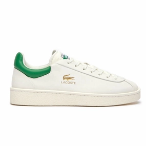 Lacoste Mens Baseshot Off White Classic Green Off-White footwear options