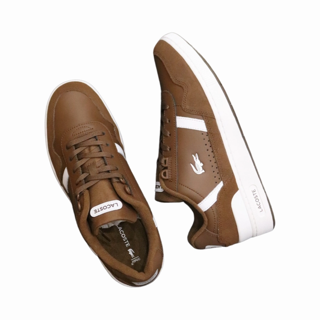 Lacoste T Clip 223 Dark Brown Off White Snowproof Outdoor Boots