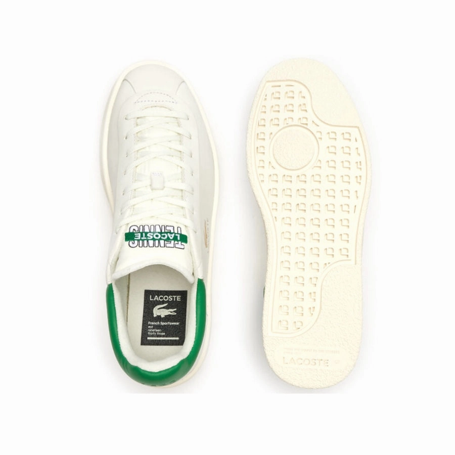 Lacoste Women's Baseshot Off White Classic Green Snowproof Outdoor Boots