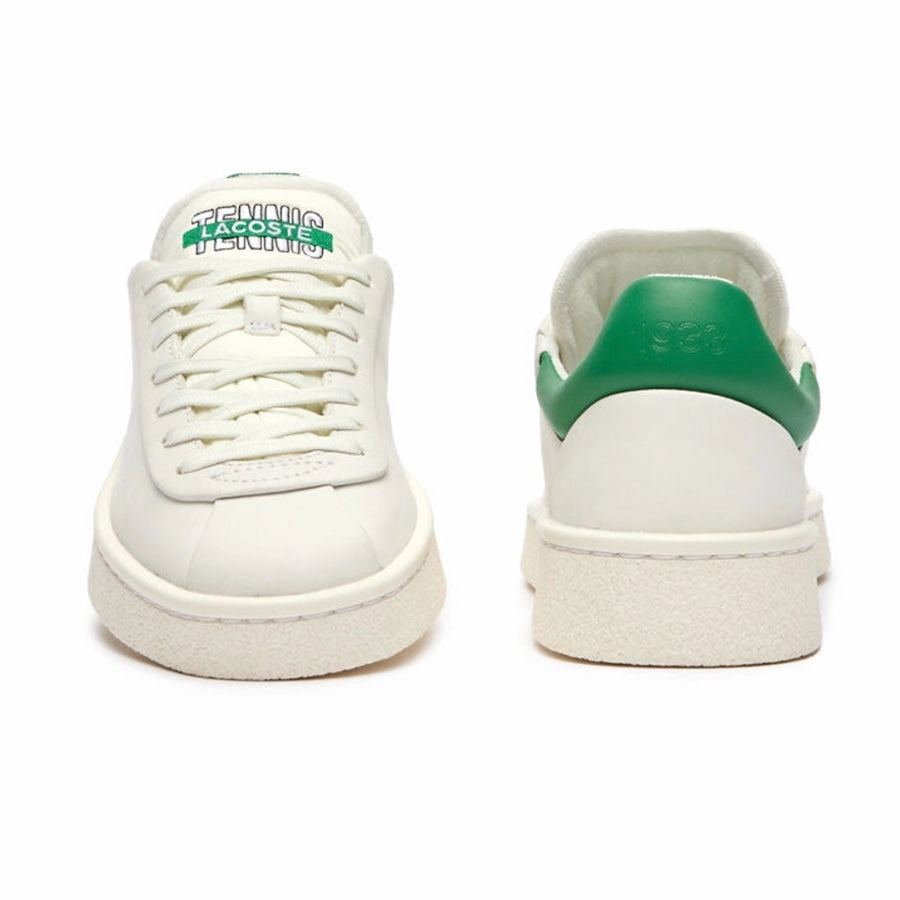 Lacoste Women's Baseshot Off White Classic Green Snowproof Outdoor Boots
