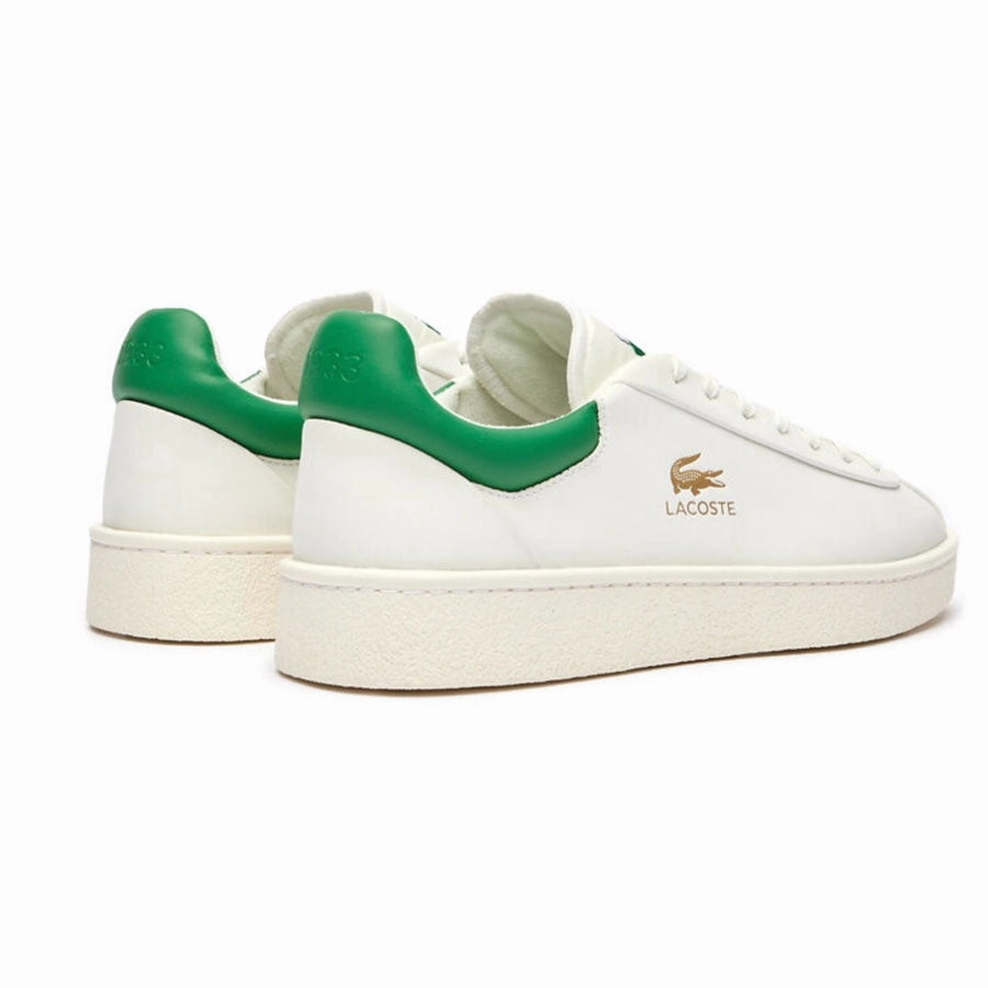 Lacoste Women's Baseshot Off White Classic Green Snowproof Outdoor Boots