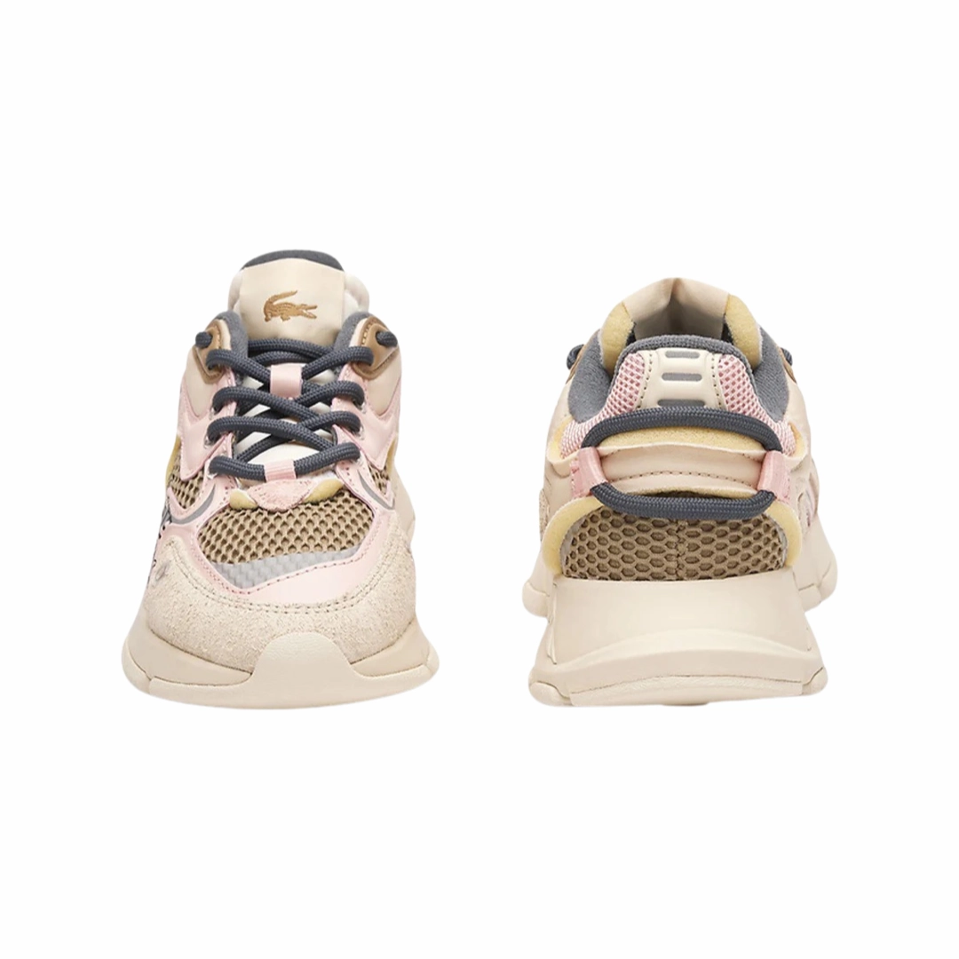 Lacoste Women's L003 NEO 223 Off White Light Pink Grey Snowproof Outdoor Boots