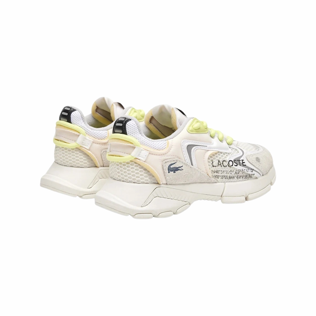 Lacoste Women's L003 NEO 223 Off White Volt Green Black Snowproof Outdoor Boots