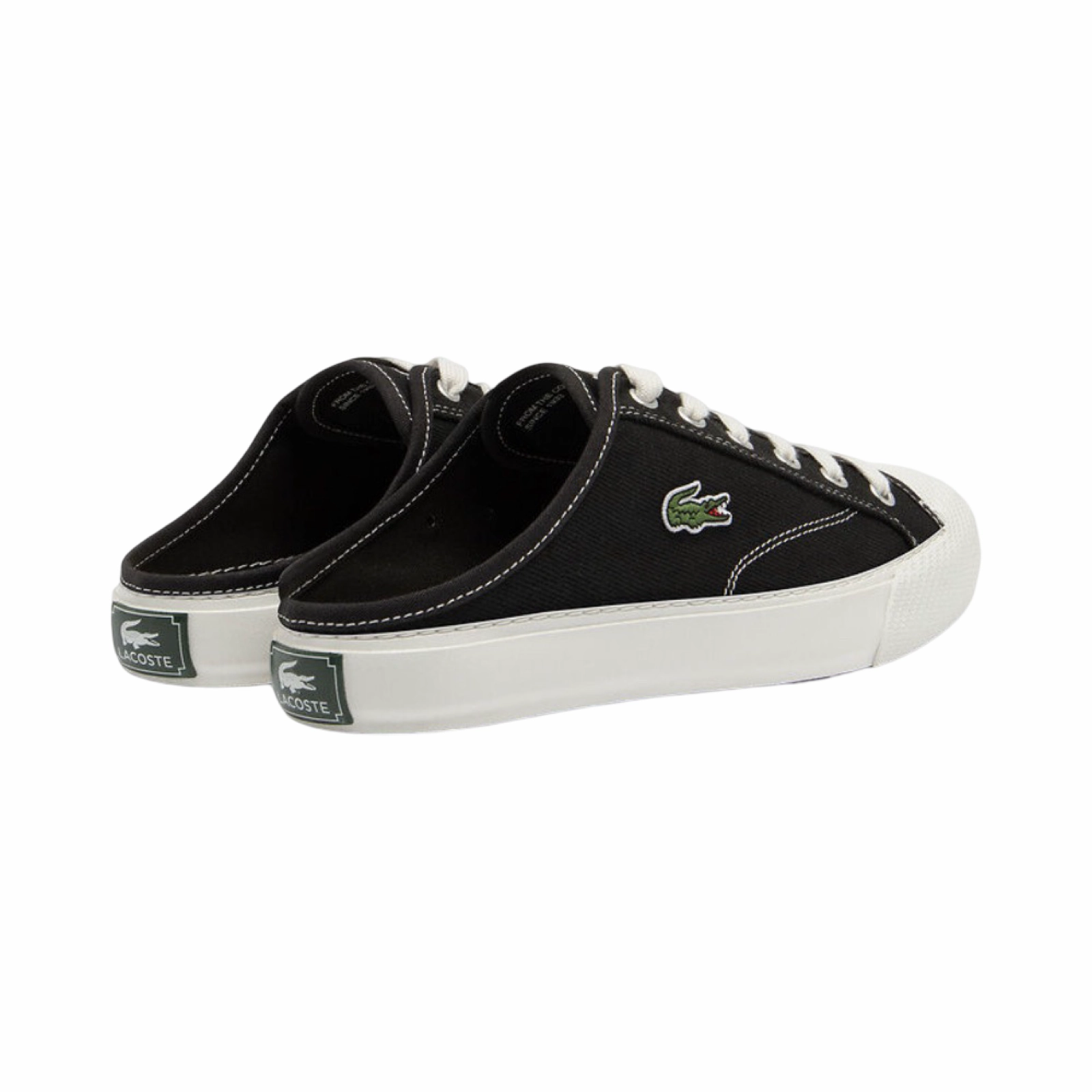 Lacoste Womens Backcourt Mule 124 Black Off White Snowproof Outdoor Boots