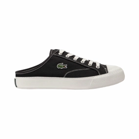 Lacoste Womens Backcourt Mule 124 Black Off White Off-White footwear options