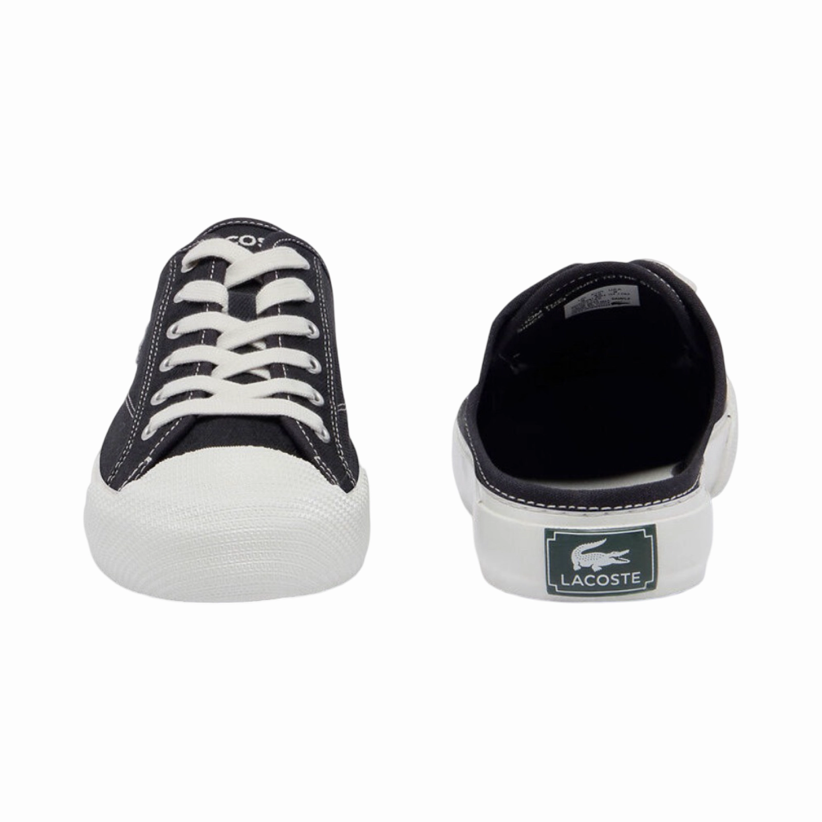 Lacoste Womens Backcourt Mule 124 Black Off White Snowproof Outdoor Boots